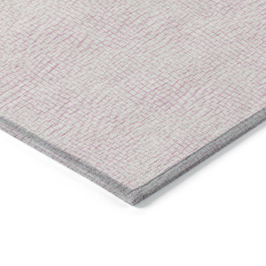 8' X 10' Pink And Ivory Geometric Washable Indoor Outdoor Area Rug - 608219036416