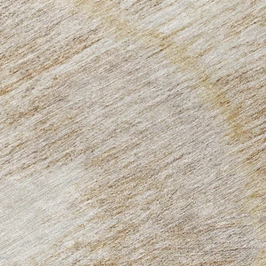 8' Brown Beige And Taupe Round Abstract Washable Indoor Outdoor Area Rug Transitional Style - Brown, Beige, Taupe Color