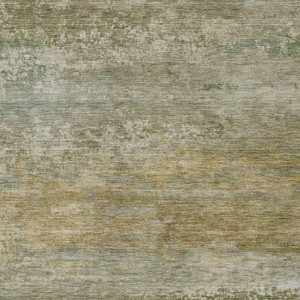 10' X 14' Beige And Fern Green Abstract Washable Indoor Outdoor Area Rug