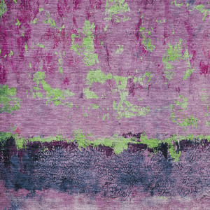 8' X 10' Blush And Mint Green Abstract Washable Indoor Outdoor Area Rug - 880016598889