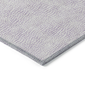 10' X 14' Lavender And Purple Geometric Washable Indoor Outdoor Area Rug - 608219267186