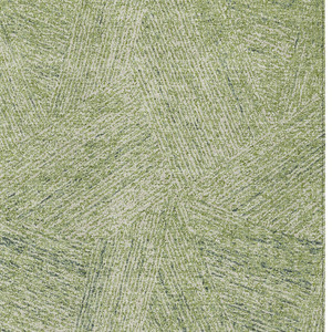 10' X 14' Artichoke Green And Ivory Abstract Washable Indoor Outdoor Area Rug - 608219337322