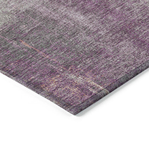 8' X 10' Lavender And Purple Abstract Washable Indoor Outdoor Area Rug Transitional Style - Lavender, Purple Color