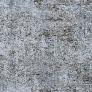 8' X 10' Blue And Taupe Abstract Washable Indoor Outdoor Area Rug