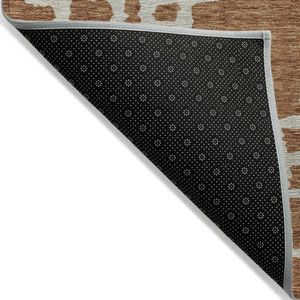 10' X 14' Brown And Ivory Geometric Washable Indoor Outdoor Area Rug - 608219147785