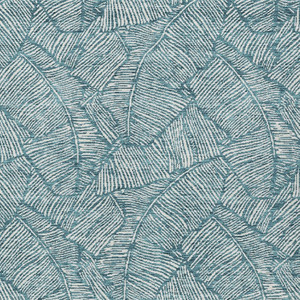 10' X 14' Teal Blue And Ivory Floral Washable Indoor Outdoor Area Rug - 608219348472