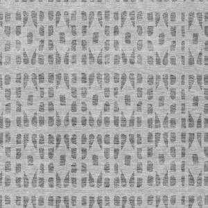 8' X 10' Gray And Ivory Geometric Washable Indoor Outdoor Area Rug - 880016578454