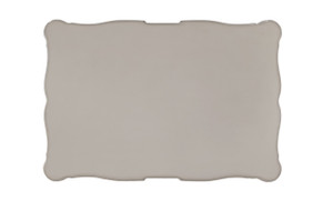 57" Bone Wood Coffee Table With Two Drawers