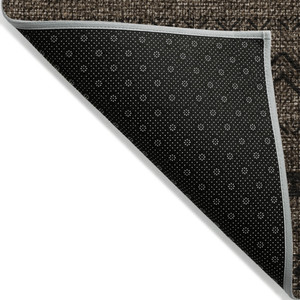 8' X 10' Chocolate And Brown Southwestern Washable Indoor Outdoor Area Rug