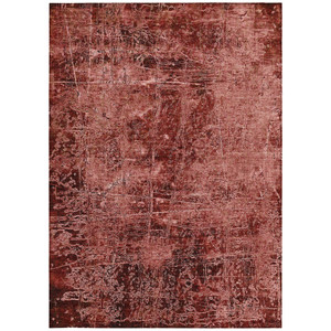 8' X 10' Merlot Abstract Washable Non Skid Indoor Outdoor Area Rug - 608219039936