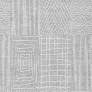 10' X 14' Silver And Ivory Geometric Washable Indoor Outdoor Area Rug Transitional Style - Silver, Ivory Color