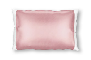 Dusty Rose Silk Open Ended Pillowcase