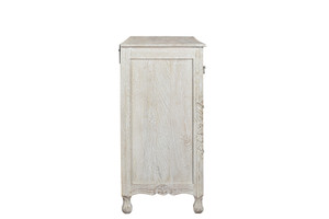 57" White Solid Wood Seven Drawer Dresser - 606114734277