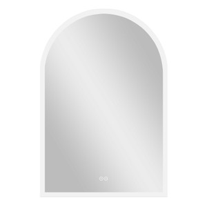 38" Clear Arch Unframed LED Lighted Bathroom Vanity Mirror