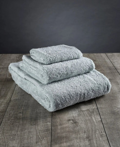 Set of Three Sea Green Cotton Quick Dry Terry Cloth Towels - 880016699739