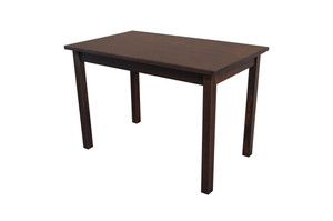 48" Raw Umber Solid Wood Dining Table