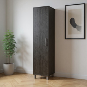 71" Gray Wood Pantry Or Storage Closet - 880016475388