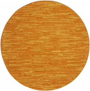 4' X 4' Sunburst Round Non Skid Indoor Outdoor Area Rug - 606114458630