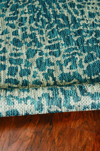 5' x 8' Teal Animal Print Outdoor Area Rug - 4512822922263 5' x 8' Teal Animal Print Outdoor Area Rug - 4512822922263