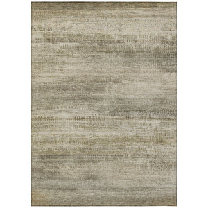 9' X 12' Taupe And Beige Abstract Washable Indoor Outdoor Area Rug - 880016482270