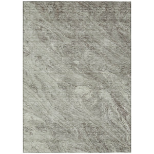 9' X 12' Taupe Beige And Tan Abstract Washable Indoor Outdoor Area Rug