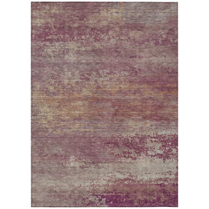 10' X 14' Merlot Beige And Blush Abstract Washable Indoor Outdoor Area Rug