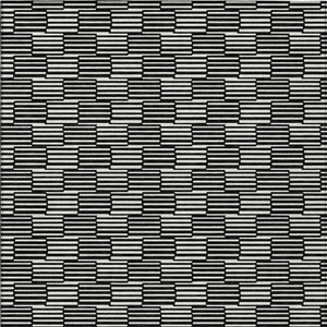 8' X 10' Black And Ivory Geometric Washable Indoor Outdoor Area Rug - 608219384616