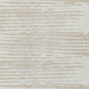 9' X 12' Ivory And Beige Striped Washable Indoor Outdoor Area Rug - 608219197117