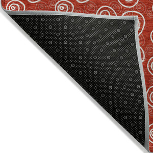 5' X 8' Red And Ivory Geometric Washable Indoor Outdoor Area Rug - 608219293406