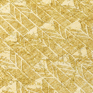 5' X 8' Gold Geometric Washable Non Skid Indoor Outdoor Area Rug