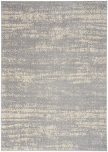 6' X 9' Gray And Beige Abstract Indoor Outdoor Area Rug