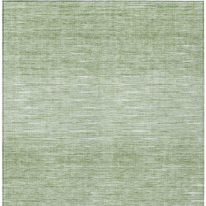 5' X 8' Artichoke Green And Green Abstract Washable Indoor Outdoor Area Rug