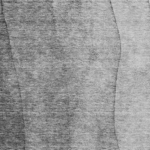 5' X 8' Gray Silver And Charcoal Ombre Washable Indoor Outdoor Area Rug - Gray, Silver, Charcoal