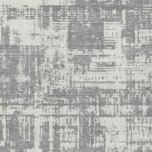 3' X 5' Gray And Ivory Abstract Washable Indoor Outdoor Area Rug Transitional Style - Gray, Ivory Color