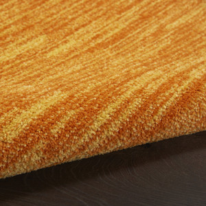 16' Orange And Yellow Indoor Outdoor Runner Rug