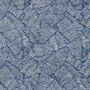 3' X 5' Navy Blue And Ivory Floral Washable Indoor Outdoor Area Rug - 608219015800