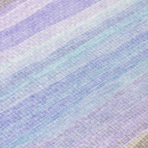 3' X 5' Lavender Sky Blue And Beige Striped Washable Indoor Outdoor Area Rug