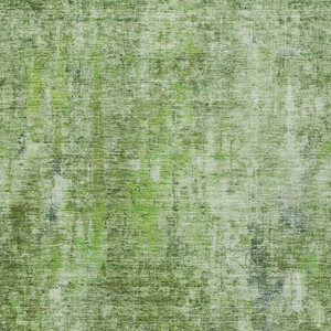 3' X 5' Olive Green And Artichoke Green Abstract Washable Indoor Outdoor Area Rug - Olive Green, Artichoke Green