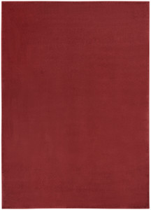 5' X 7' Brick Red Stain Resistant Indoor Outdoor Area Rug