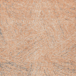 3' X 5' Peach Blue And Ivory Abstract Washable Indoor Outdoor Area Rug