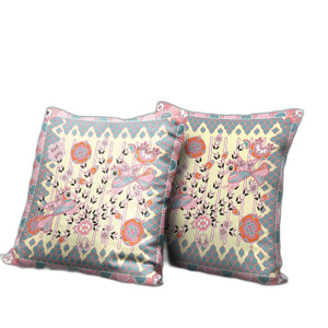 26" x 26" Yellow Peacock Blown Seam Floral Indoor Outdoor Throw Pillow - 606114755562