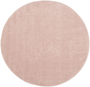 4' Pink Round Indoor Outdoor Area Rug
