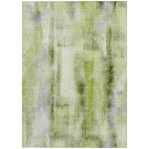 3' X 5' Sage Washable Non Skid Indoor Outdoor Area Rug - 608219045937