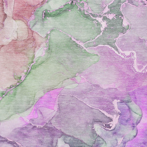 3' X 5' Purple Abstract Washable Non Skid Indoor Outdoor Area Rug