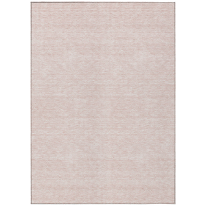 3' X 5' Pink And Gray Geometric Washable Indoor Outdoor Area Rug