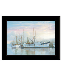 North Star at Rest 2 Black Framed Print Wall Art