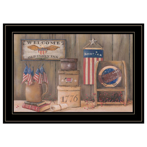 Sweet Land Of Liberty 3 Black Framed Print Wall Art - 606114037019
