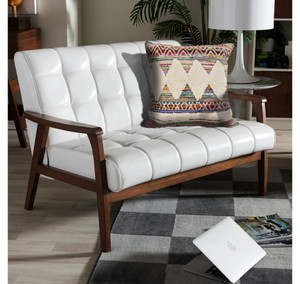 18" Blue and White Throw Pillow