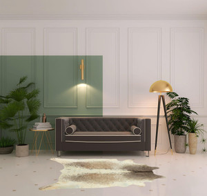 5' x 7' Brown and White Cowhide Hand Knotted Area Rug - 606114841005