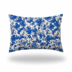 24" X 36" Blue And White Enveloped Coastal Lumbar Indoor Outdoor Pillow Cover - 606114099802 24" X 36" Blue And White Enveloped Coastal Lumbar Indoor Outdoor Pillow Cover - 606114099802